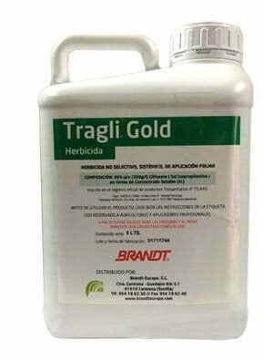 Désherbant Glyphosate Tragli Gold 5L Herbicide professionnel