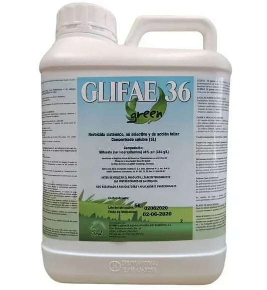 Désherbant Herbicide Glifae 5L Glyphosate professionnel